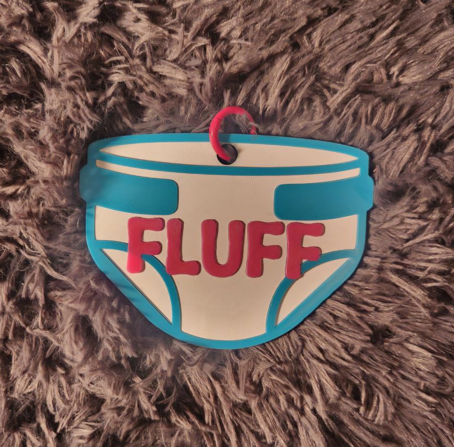 ABDL Diaper, Urinal Keychain / Bag Tag – Colorful Identity Bag Charm