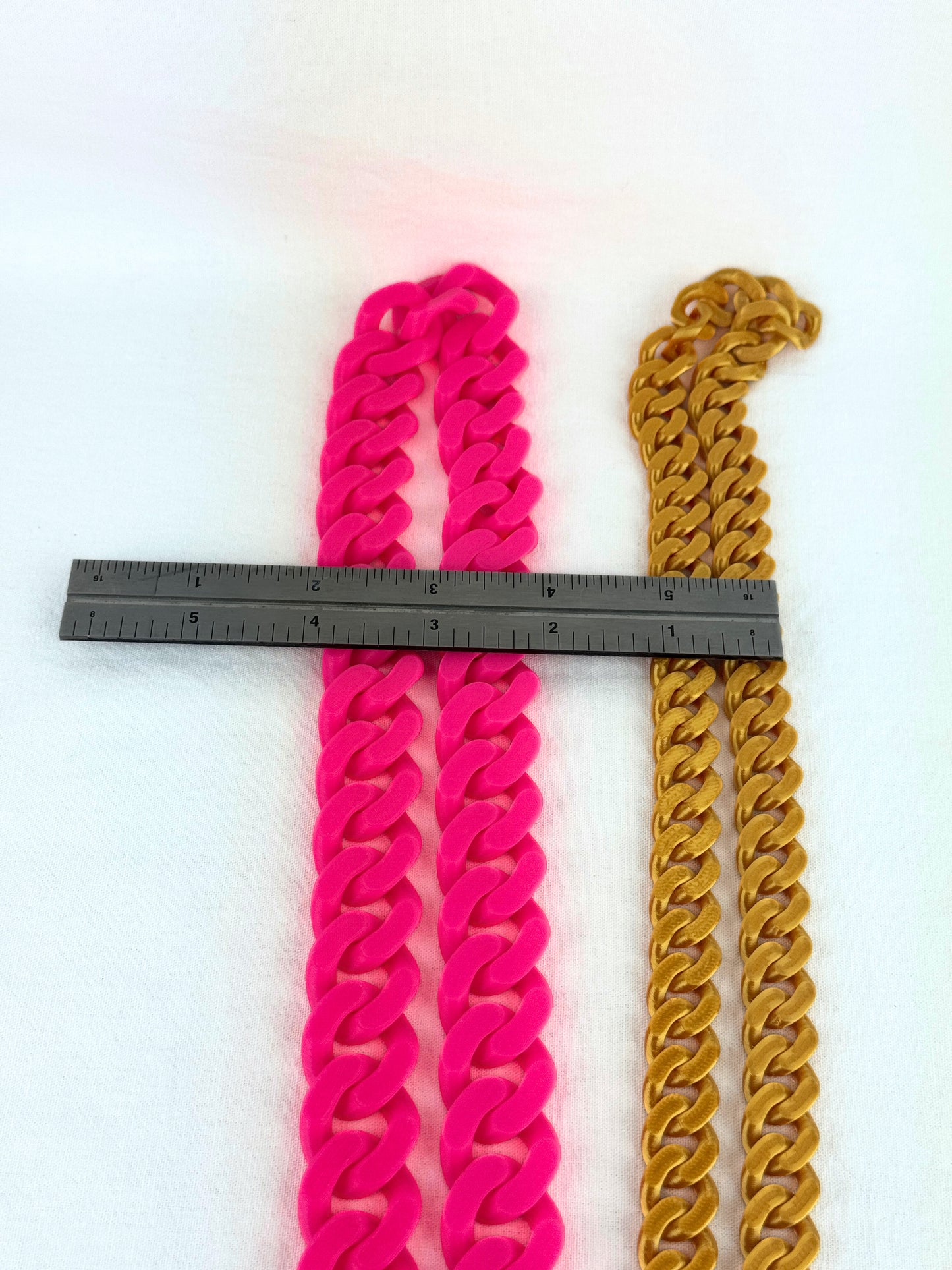 🔗 Multicolor Cuban Chain Necklace / Collar with Matching Padlock – Colorful, Personalized, Durable, & Stylish