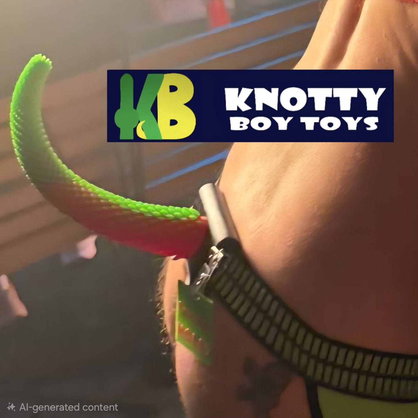 🐾 Knotty Boy Toys Silicone Pup Tails