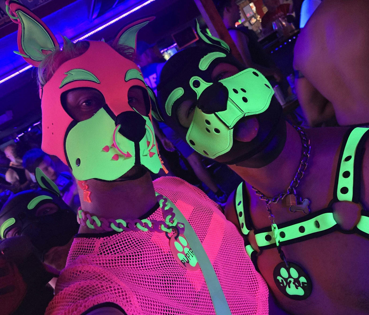 🐾 High Tech: 3D Printed Puppy Paw Name Badges (Includes NFC Chip) Pupifer's Paddles