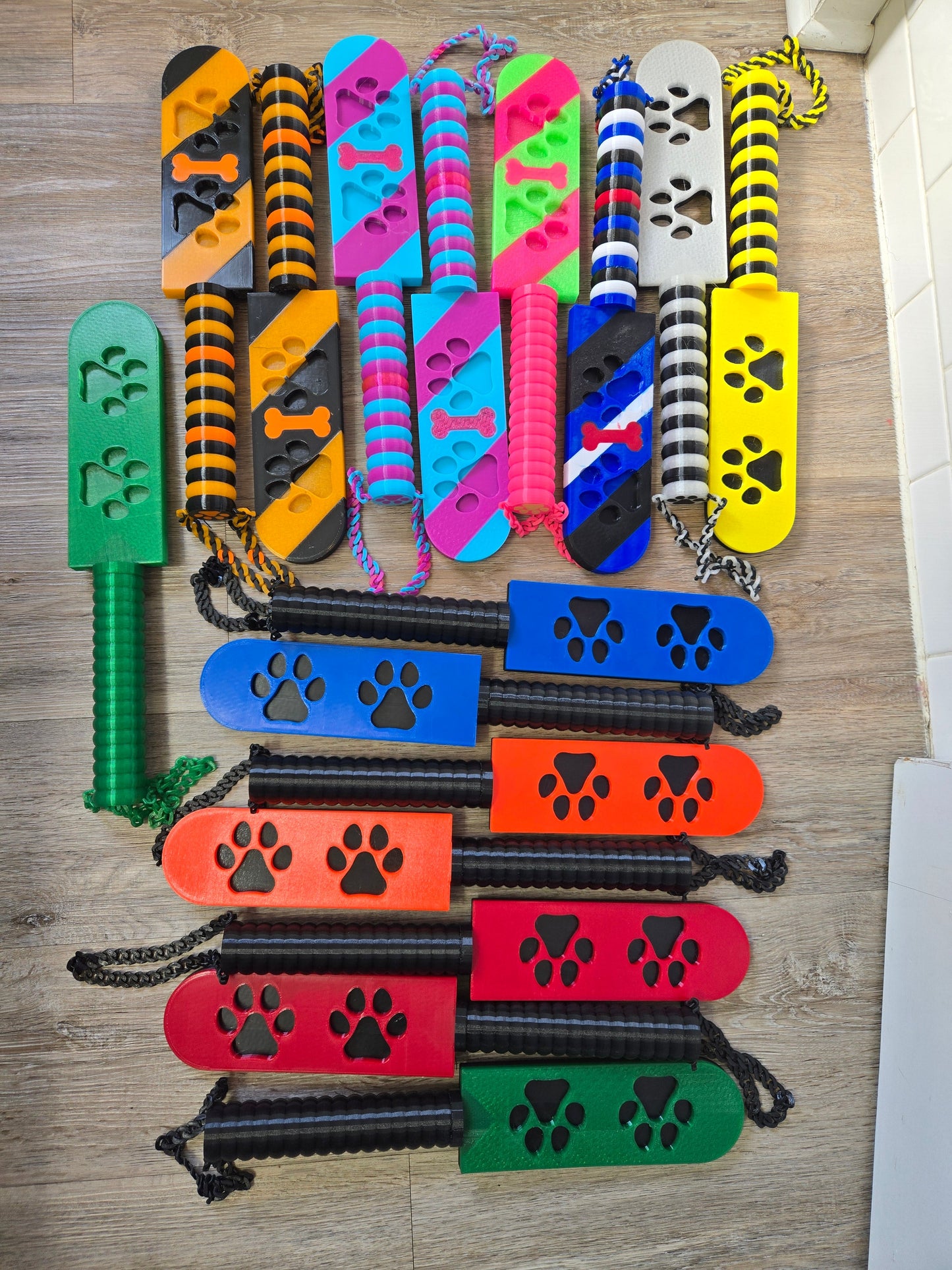 🐾Puppy Paw Print BDSM Paddle – Flexible Impact Toy Pupifer's Paddles