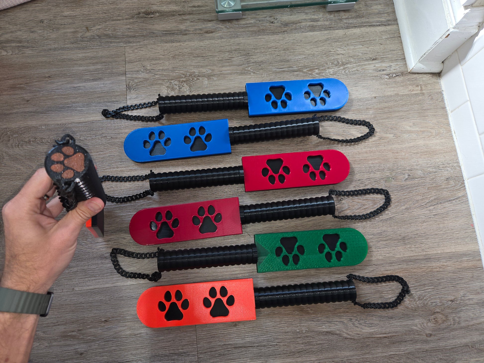🐾Puppy Paw Print BDSM Paddle – Flexible Impact Toy Pupifer's Paddles