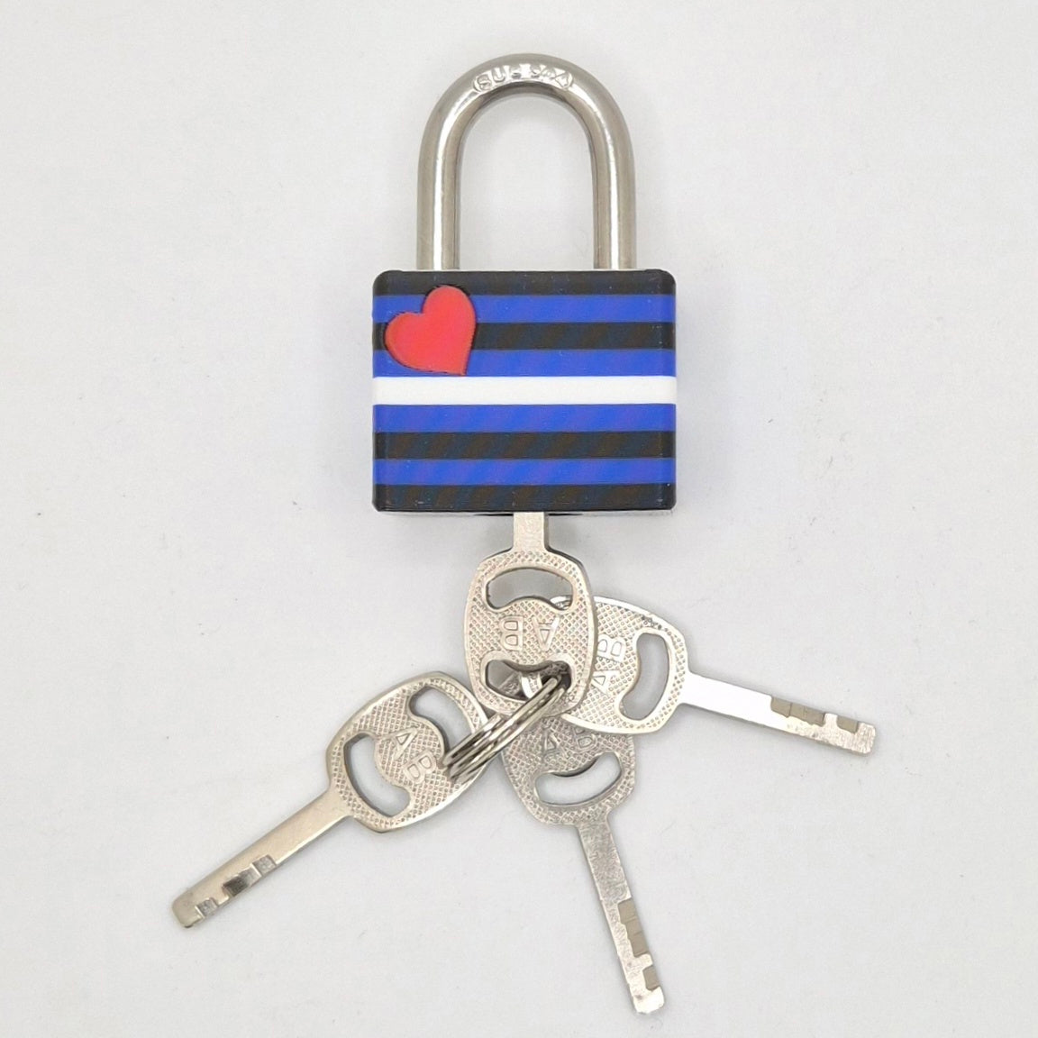 Small Padlock & Cover – Custom Kink Collar Lock, Keyed Alike Options, Glow & Pride Styles