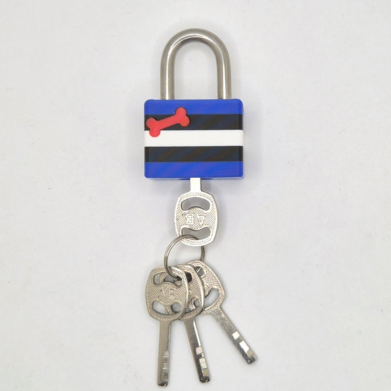 Small Padlock & Cover – Custom Kink Collar Lock, Keyed Alike Options, Glow & Pride Styles