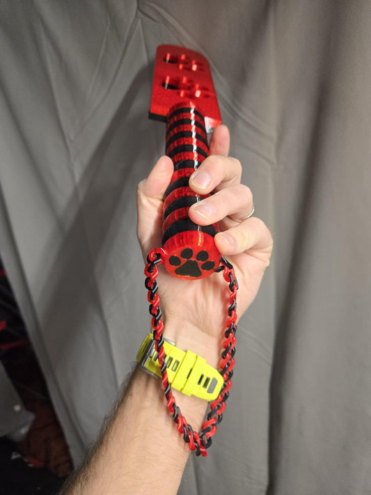 🐾Puppy Paw Print BDSM Paddle – Flexible Impact Toy Pupifer's Paddles