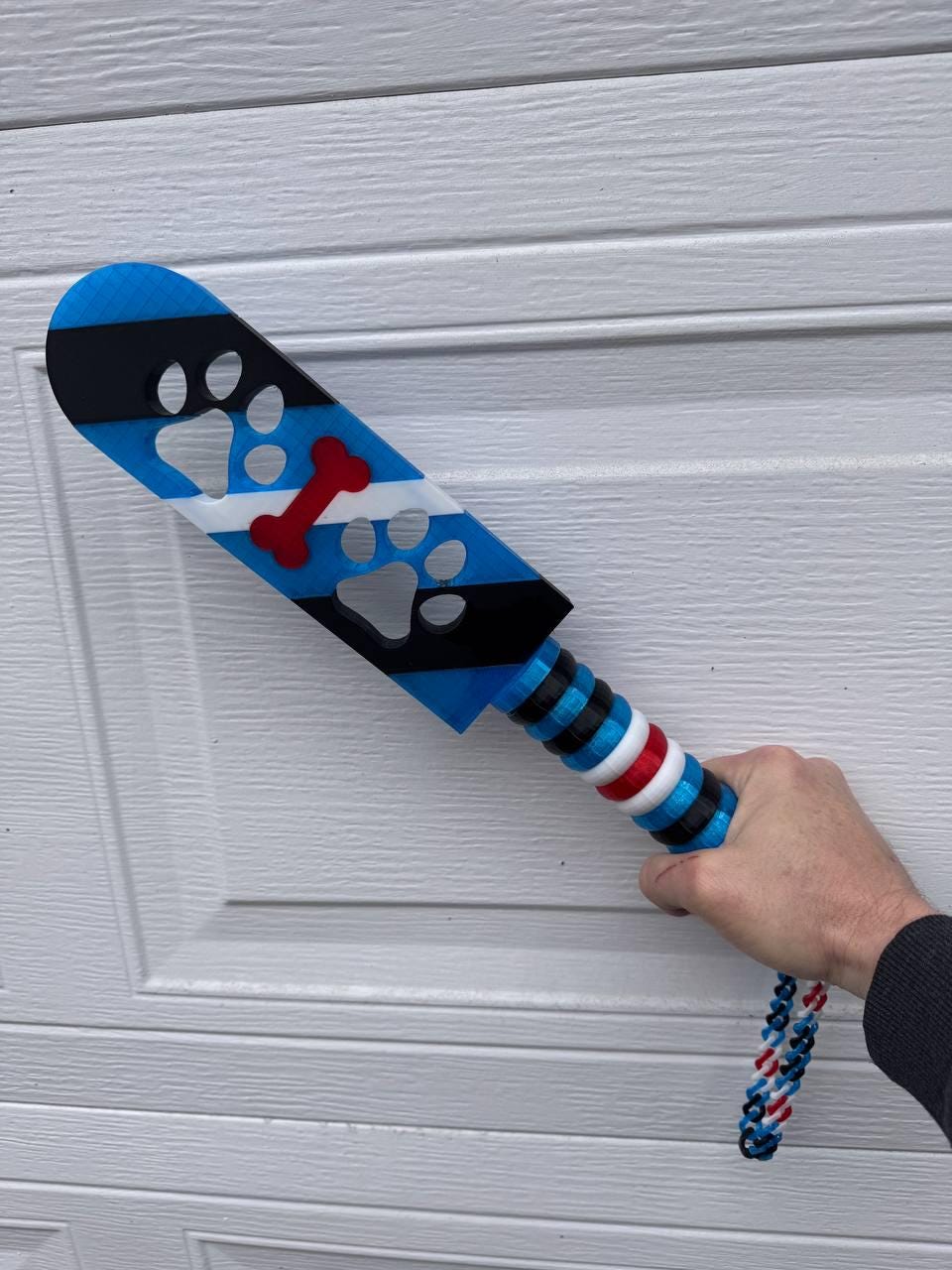 Puppy  Pride Paw Print BDSM Paddle – Flexible Impact Toy Pupifer's Paddles