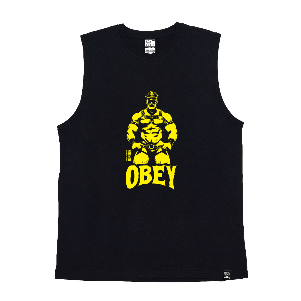 Dominus:  Obey Sir T-Shirt White Print