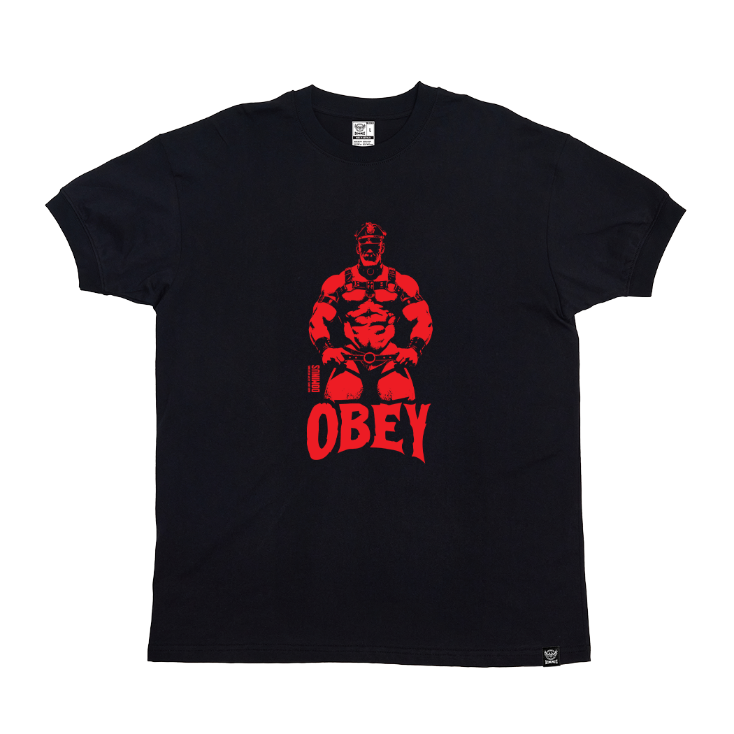 Dominus:  Obey Sir T-Shirt White Print