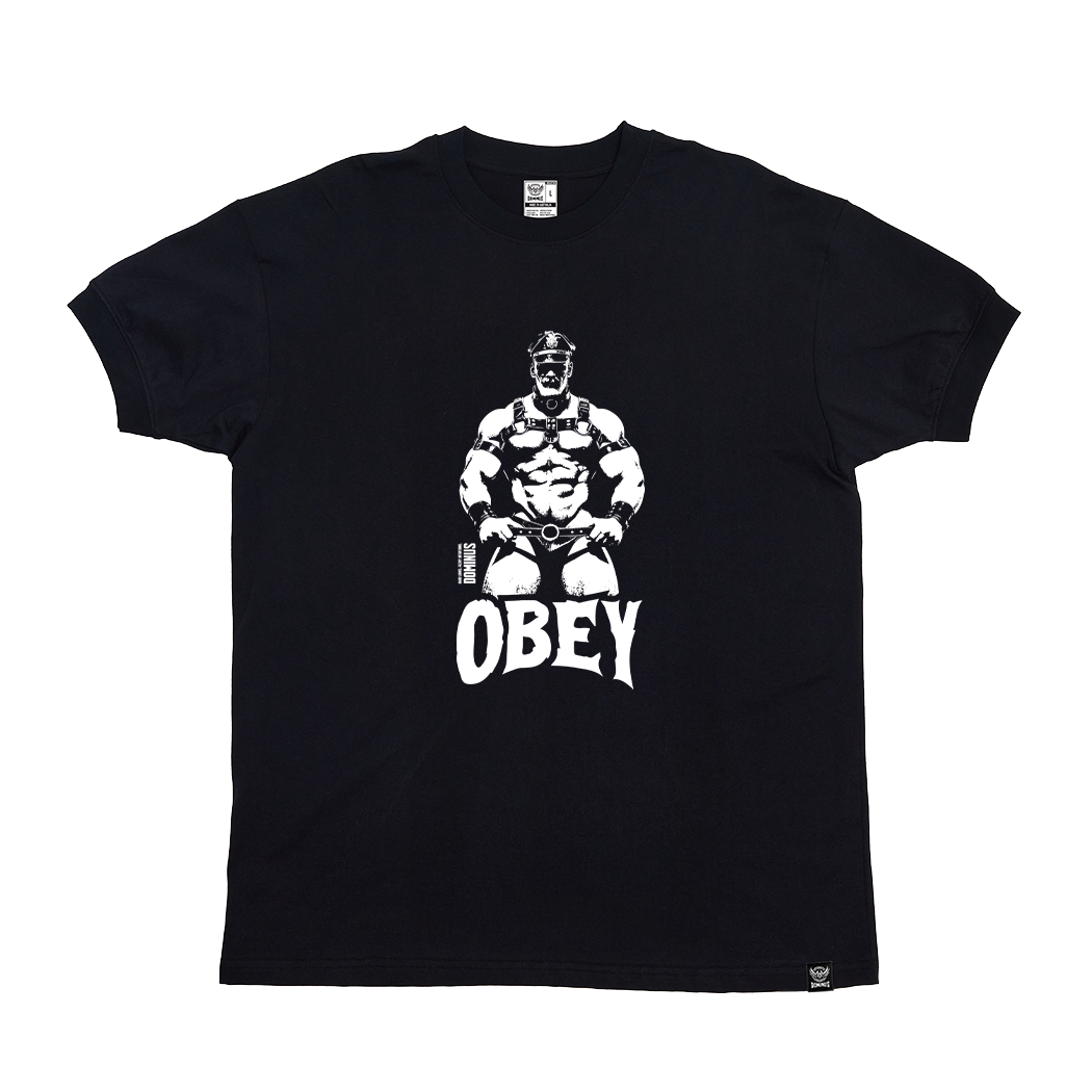 Dominus:  Obey Sir T-Shirt White Print