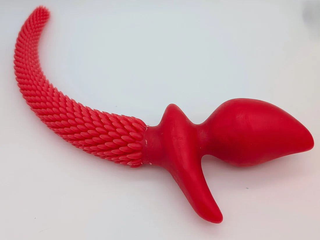 🐾 Knotty Boy Toys Silicone Pup Tails