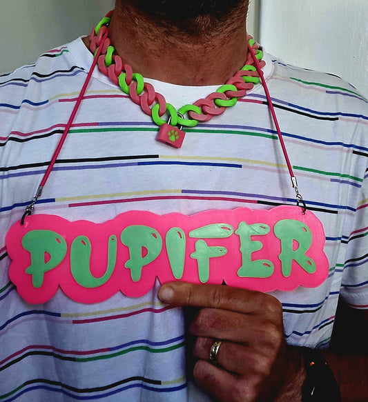 Fully Custom High-Tech Nametag, Badge, Medallion, Necklace, Keychain Pupifer's Paddles