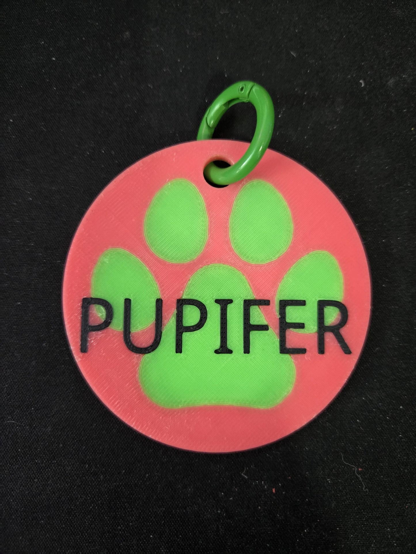 🐾 High Tech: 3D Printed Puppy Paw Name Badges (Includes NFC Chip) Pupifer's Paddles