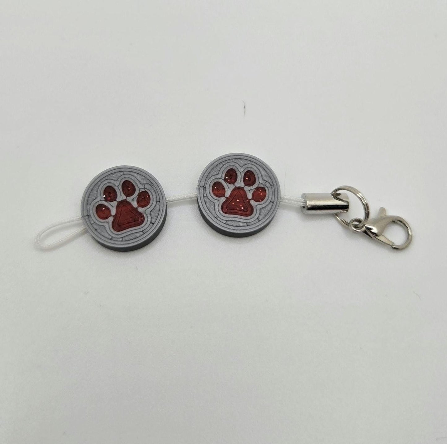 3D Printed Puppy Paw Kandi Bead Pupifer's Paddles