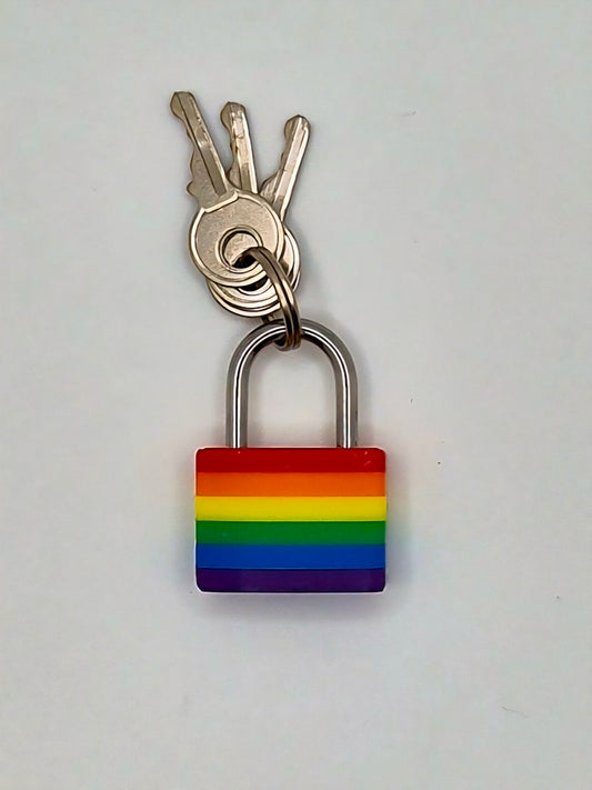 Small Lock & Cover – Custom Kink Collar Lock, Keyed Alike Options, Glow & Pride Styles