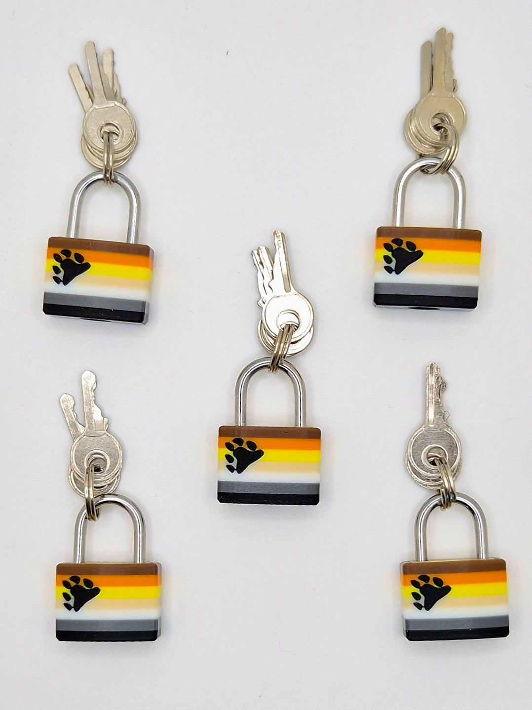 Small Lock & Cover – Custom Kink Collar Lock, Keyed Alike Options, Glow & Pride Styles