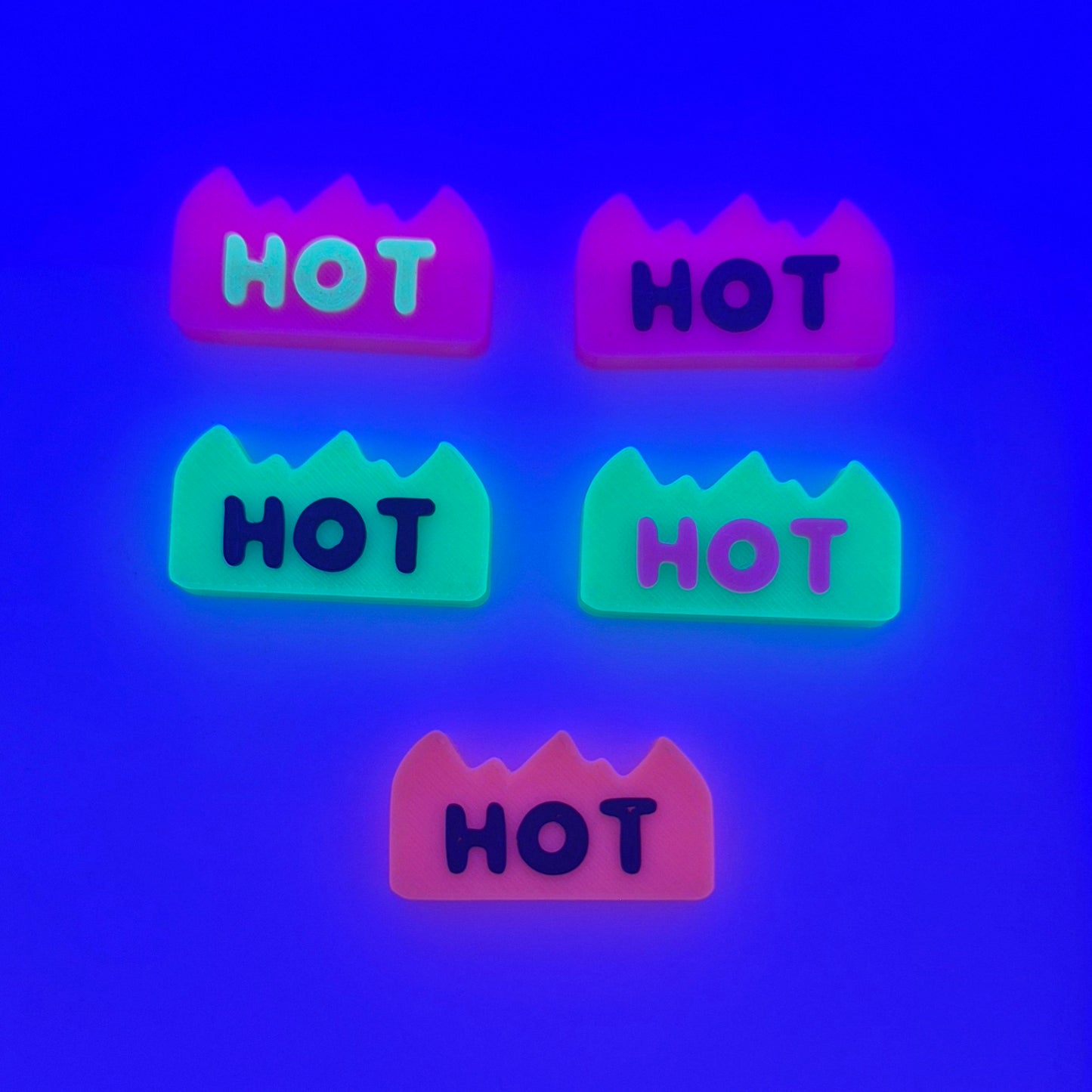 3D Printed How Sticker Kandi Bead