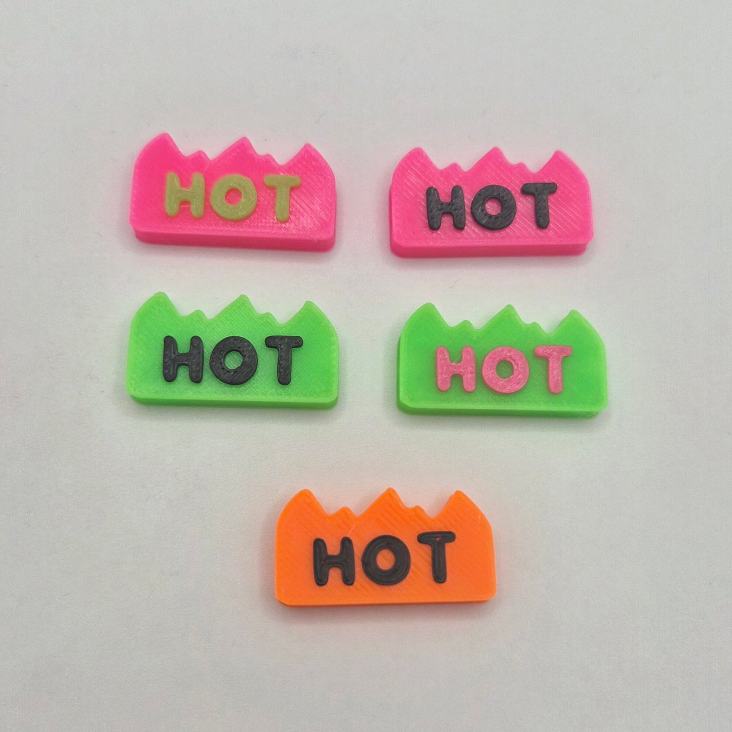 3D Printed How Sticker Kandi Bead