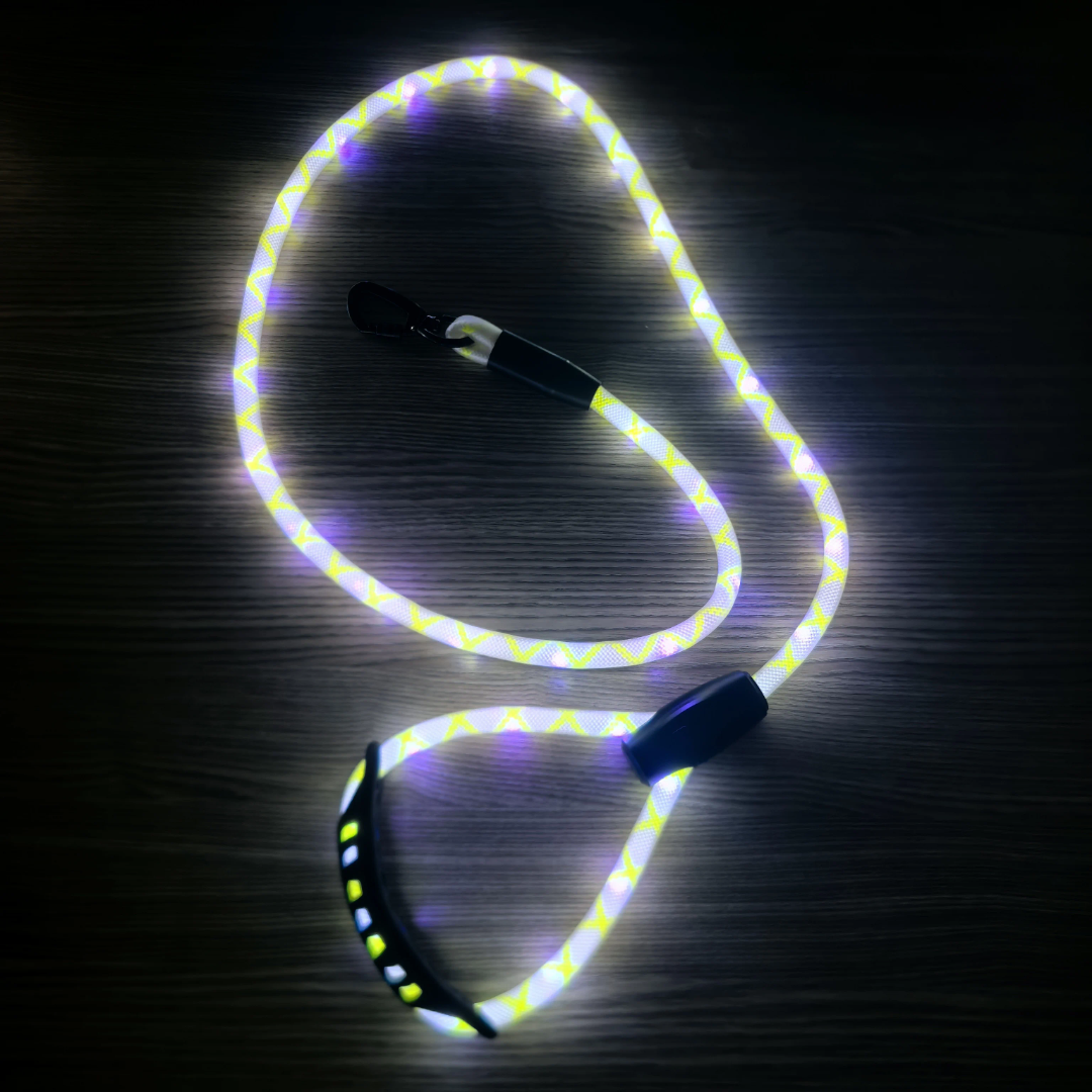 ✨ LIGHT UP RAVE PUP LEASH ✨ Pupifer's Kink Wonderland