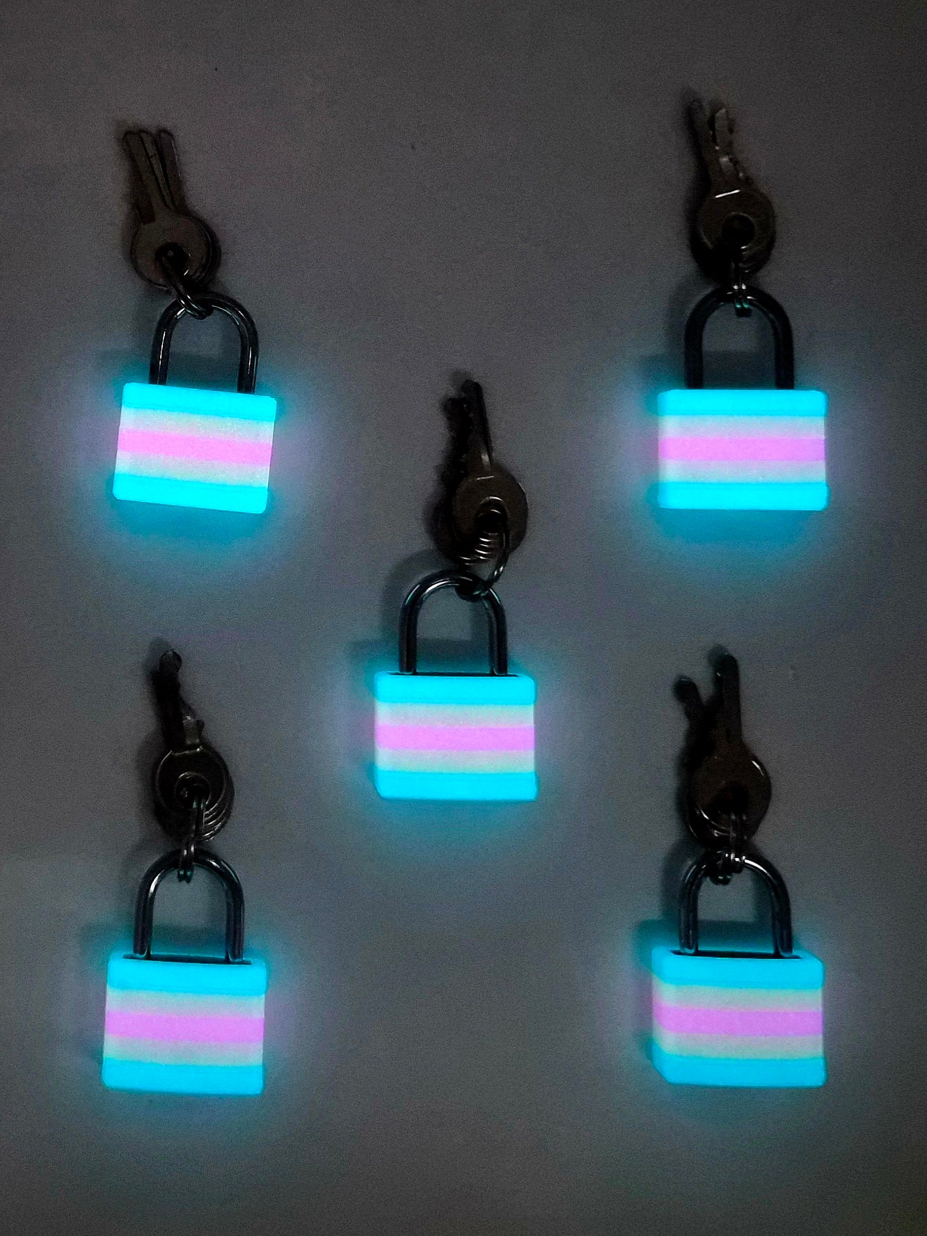 Small Lock & Cover – Custom Kink Collar Lock, Keyed Alike Options, Glow & Pride Styles
