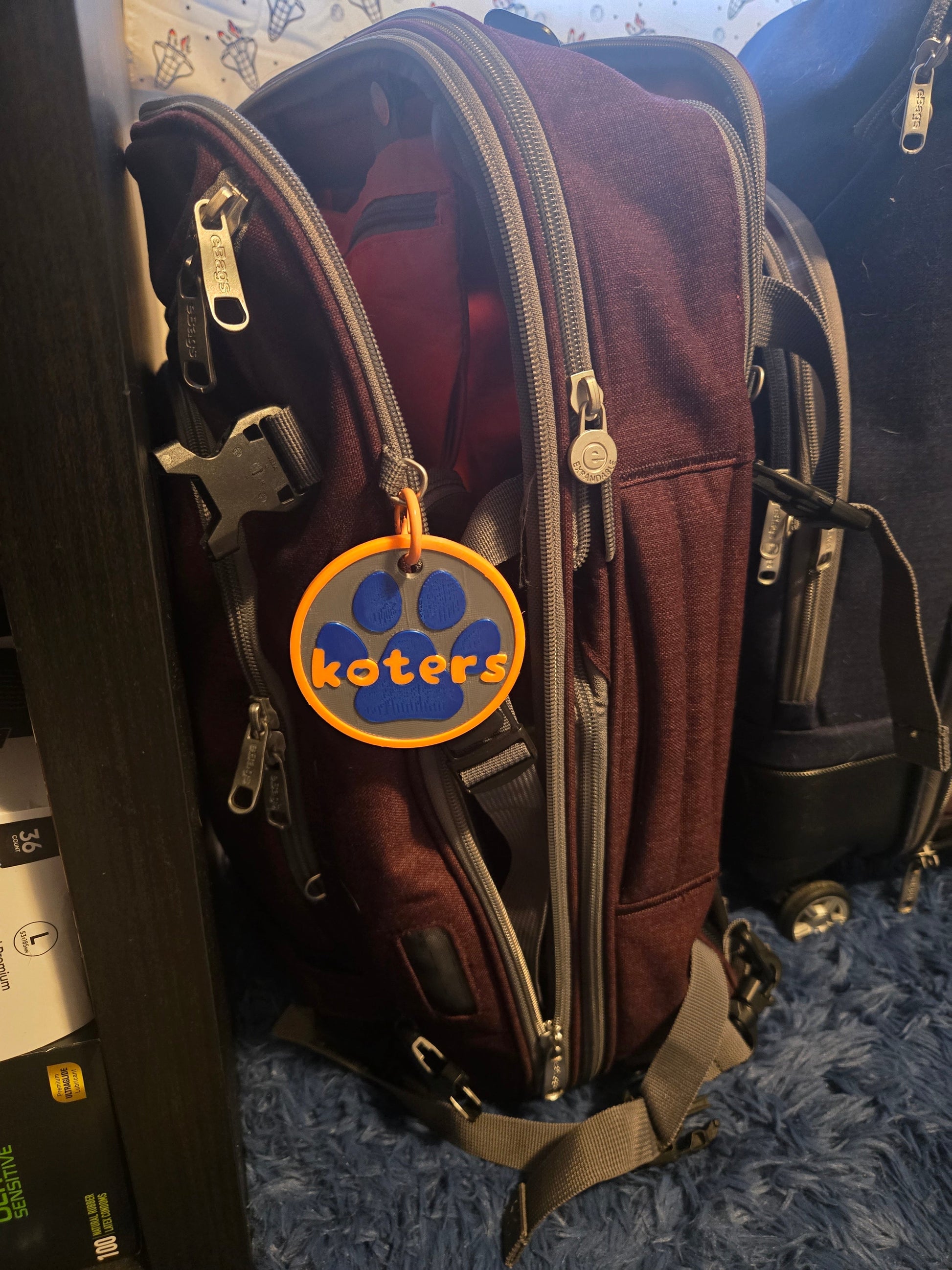 🐾 High Tech: 3D Printed Puppy Paw Name Badges (Includes NFC Chip) Pupifer's Paddles